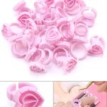 Anillo Para Pegamento Corazón 50 Pcs