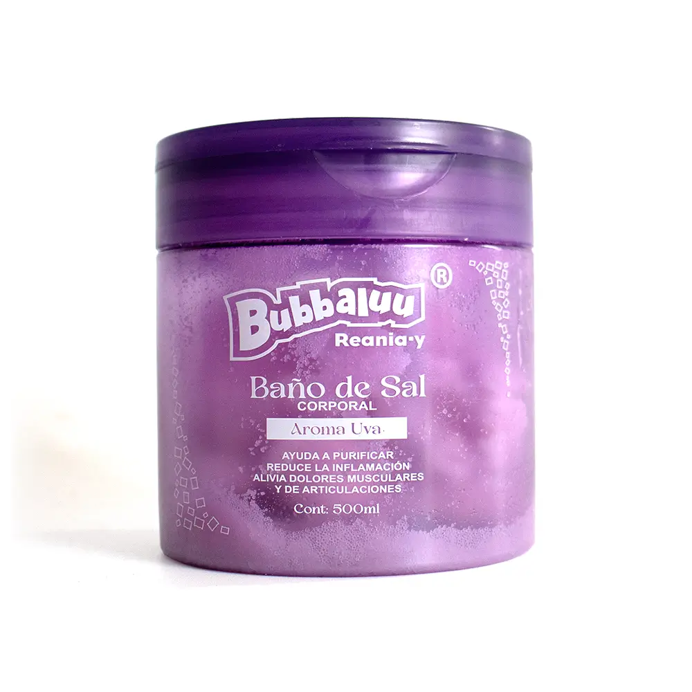 Exfoliante corporal baño de sal bubbaluu
