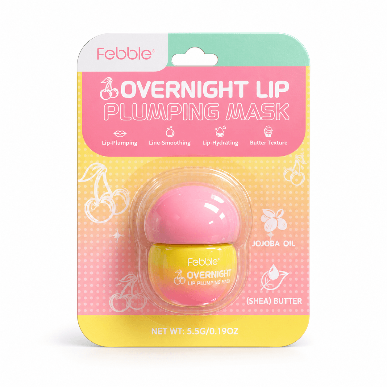 Mascarilla de labios Febble efecto voluminizador