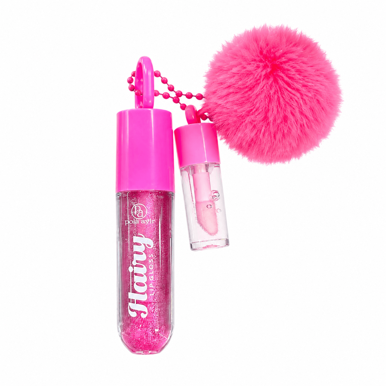 Gloss Mágico Doble Con Pompón