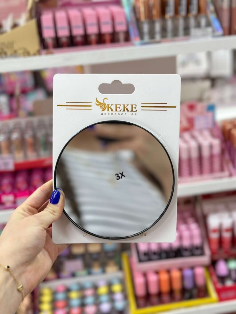 Espejo De Maquillaje Con Chupon Y Aumento 3X