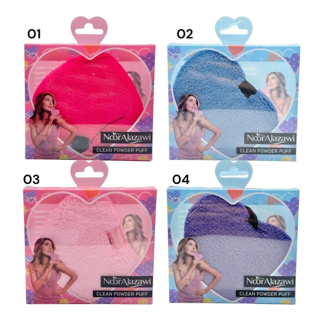 Esponja De Maquillaje Para Polvo En Forma De Corazon