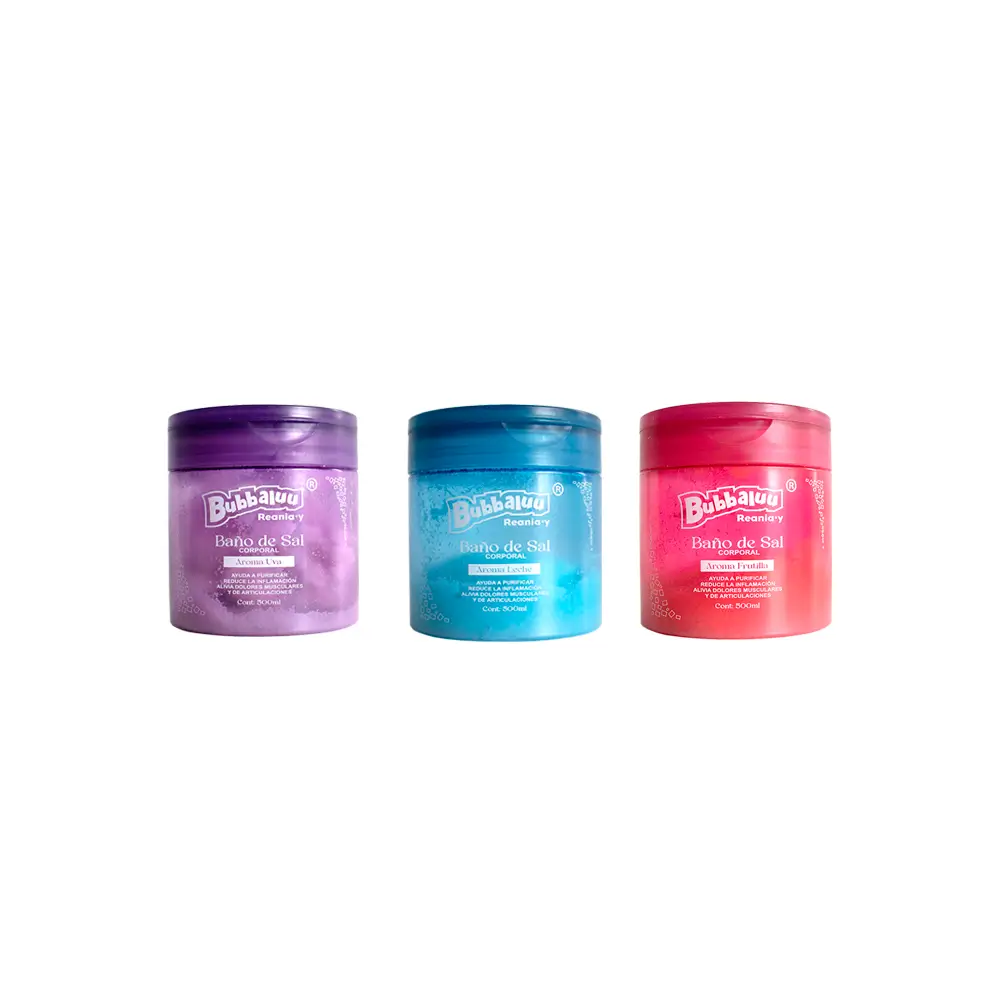 Exfoliante corporal baño de sal bubbaluu