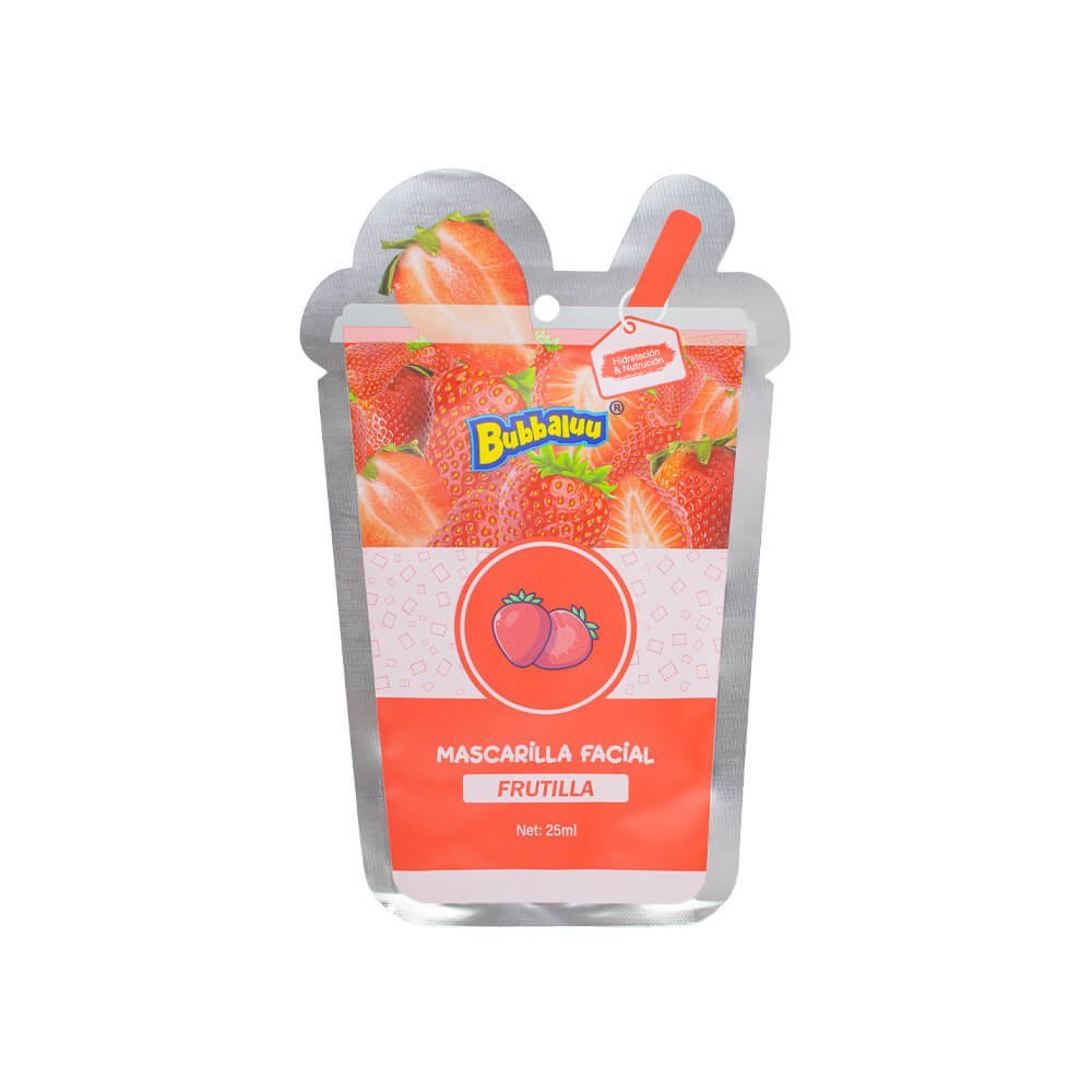 Mascarillas Faciales Bubbaluu De Frutas