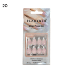 Uñas Press On 24 Pcs Flamenco