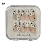 Uñas Press On 24 Pcs Flamenco