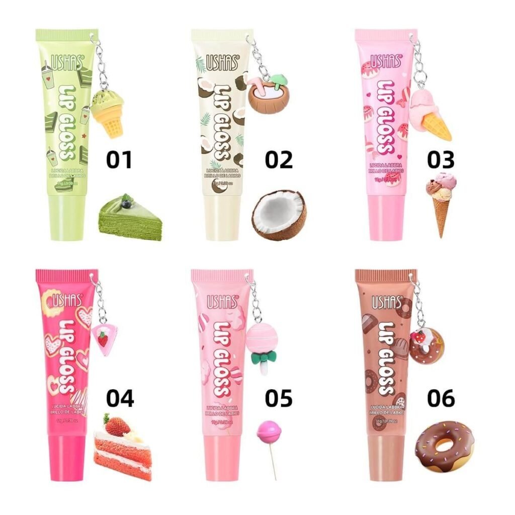 Brillo Labial con Colgante Ushas 11g