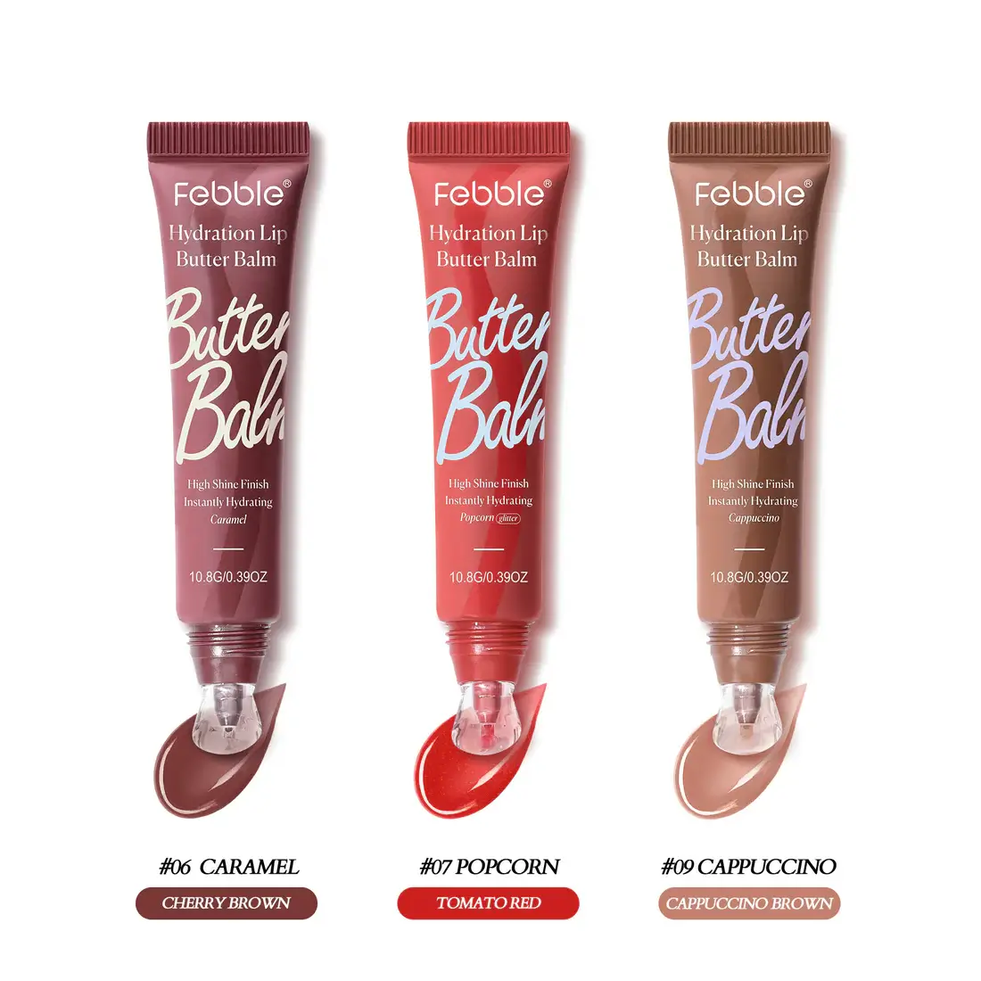 Bálsamo hidratante con color Febble 10.8g