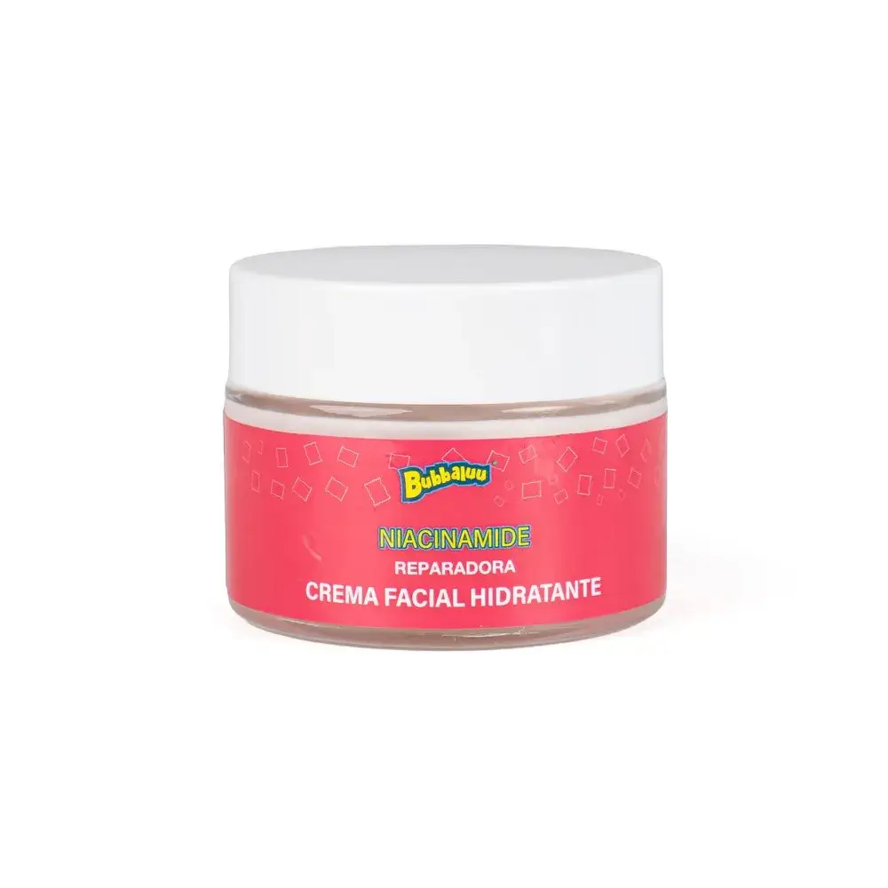 Crema facial hidratante niacinamide bubbaluu