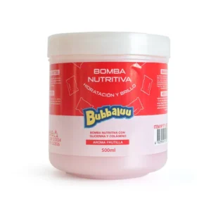 Crema Capilar Bomba Nutritiva Bubbaluu Frutilla  500ml Reania.y