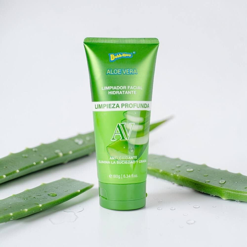 Limpiador Facial Hidratante Aloe vera Bubbaluu