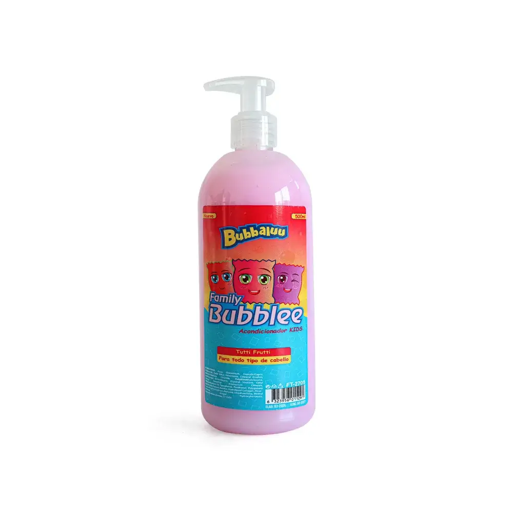 Serum capilar Bubbaluu con filtro UV, antifrizz y suavidad Aroma Uva 30 ml.