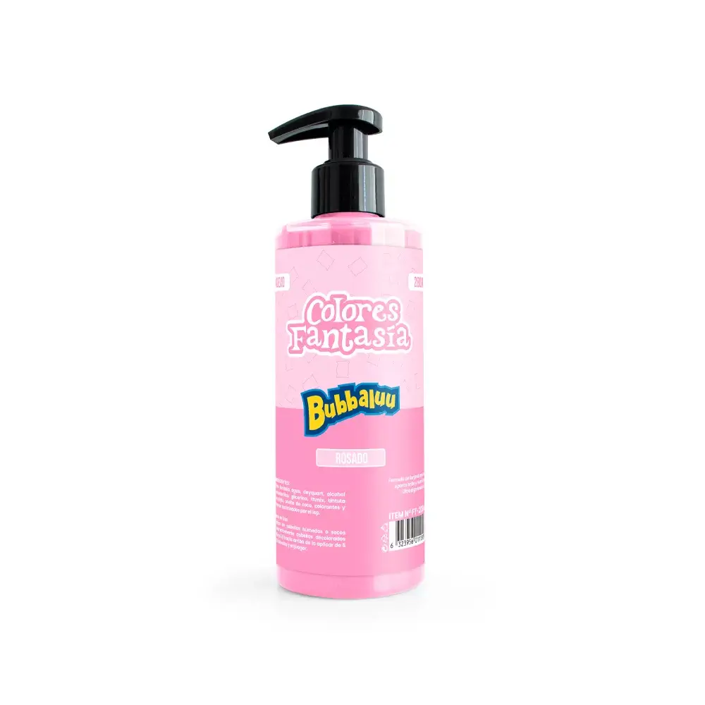 Pigmento Colores Fantasía Bubbaluu 280ml Rosado