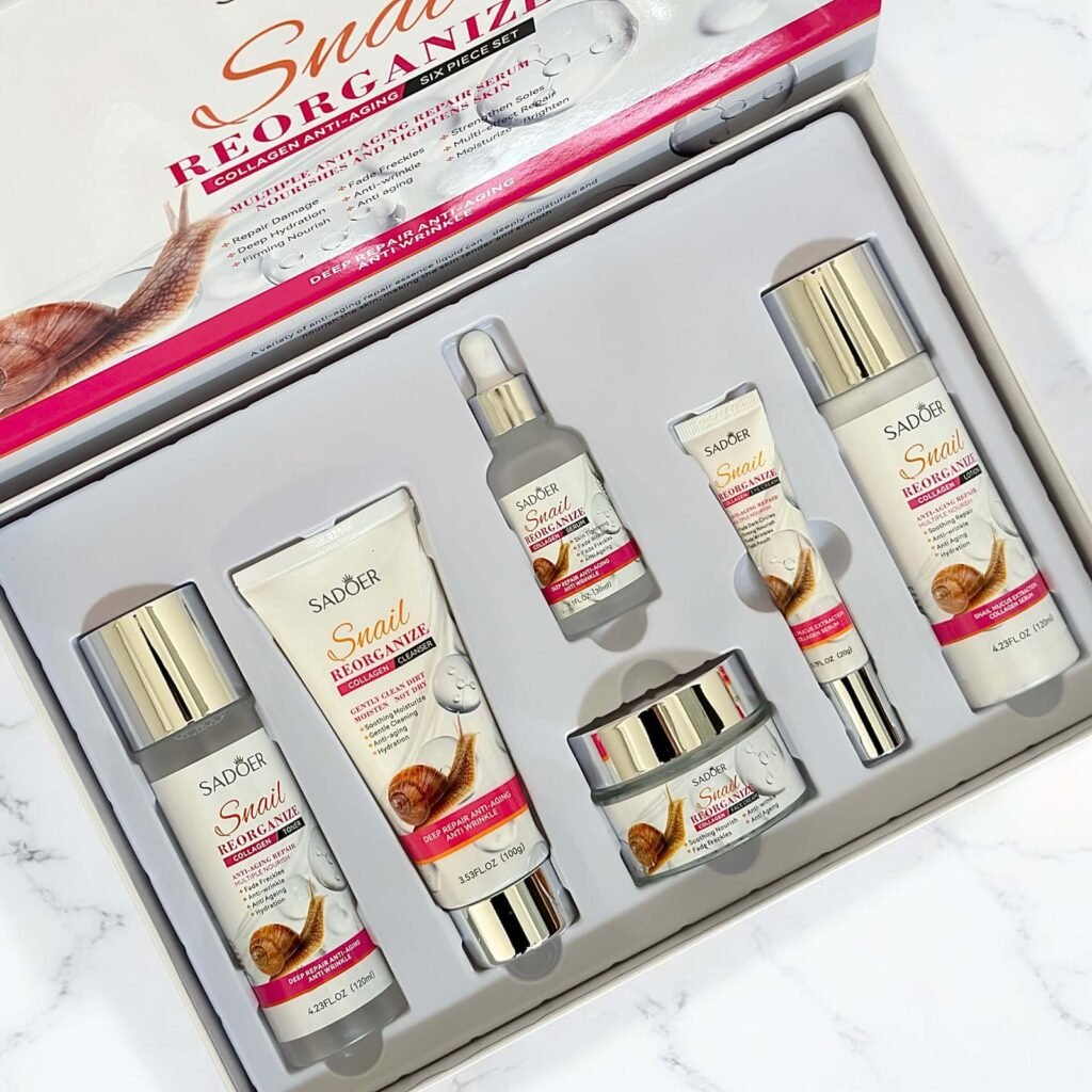 Kit Cuidado Facial Sadoer Snail 6 Pcs