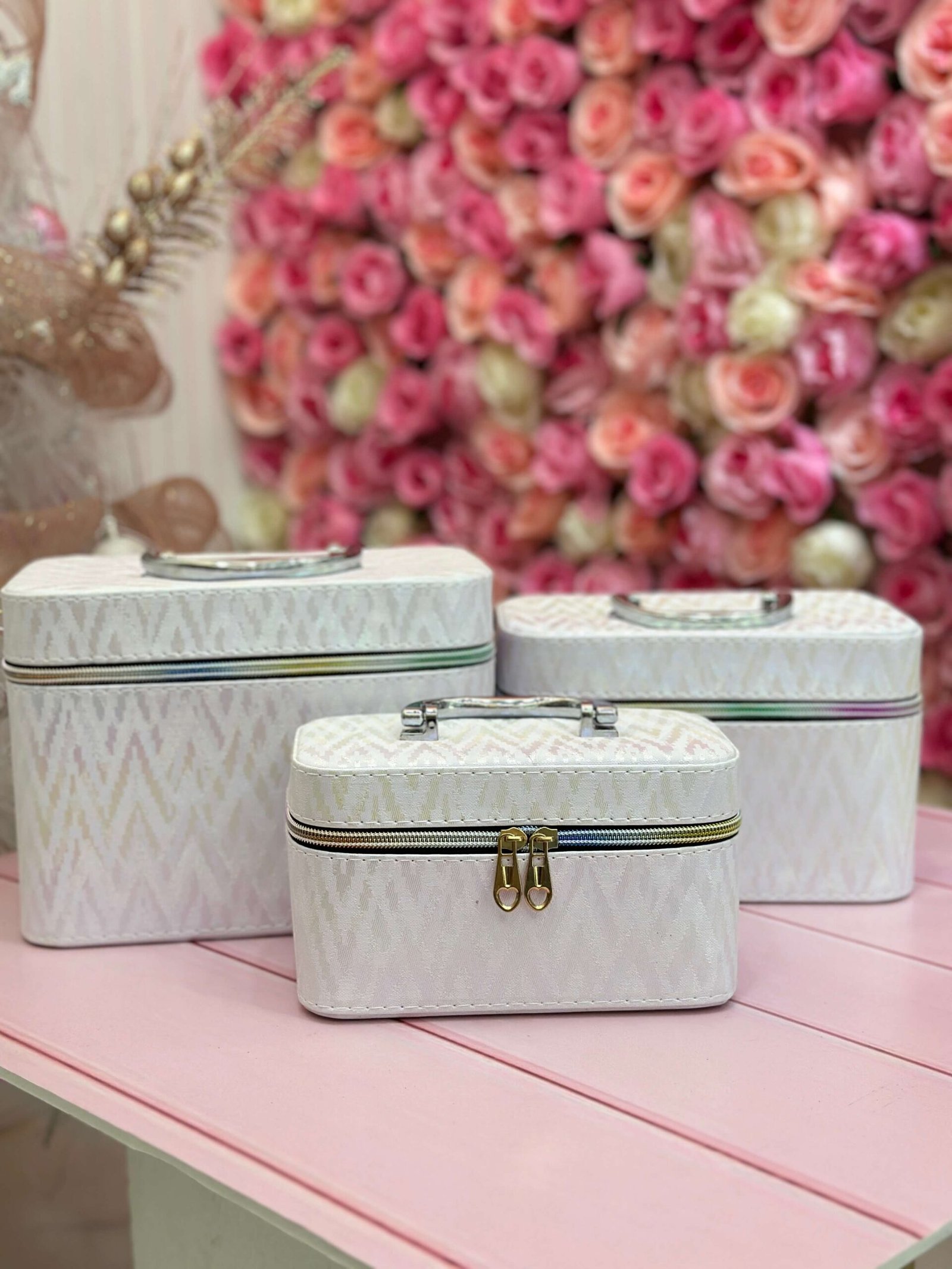 Maleta De Maquillaje De 3 Pcs