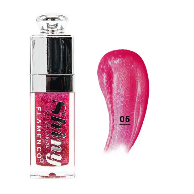 Brillo Labial con Color Shiny Flamenco