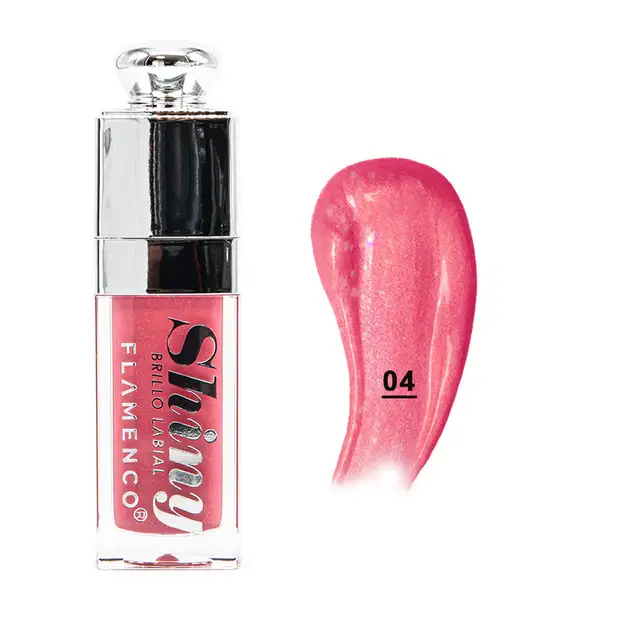 Brillo Labial con Color Shiny Flamenco