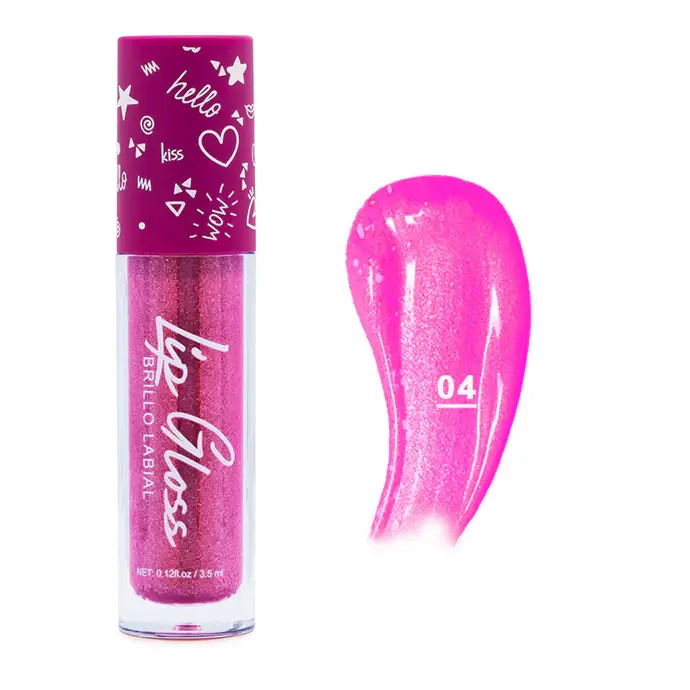 Brillo Labial con Destellos Flamenco
