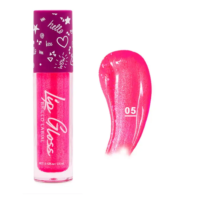 Brillo Labial con Destellos Flamenco