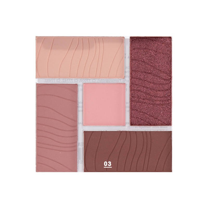 Paleta de sombras Max belle 5 tonos