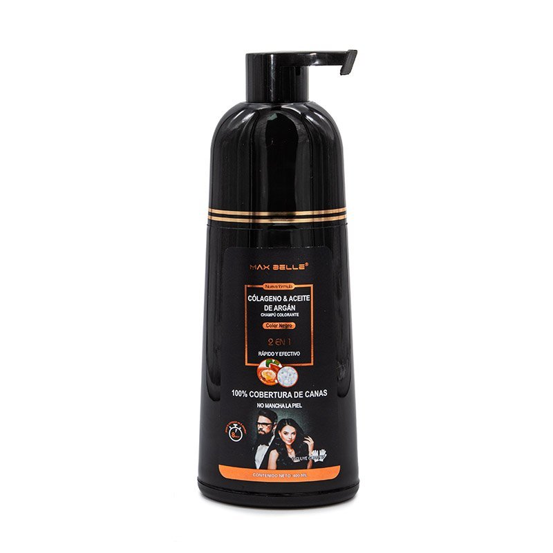 Shampoo Colorante Negro Max belle 400ml