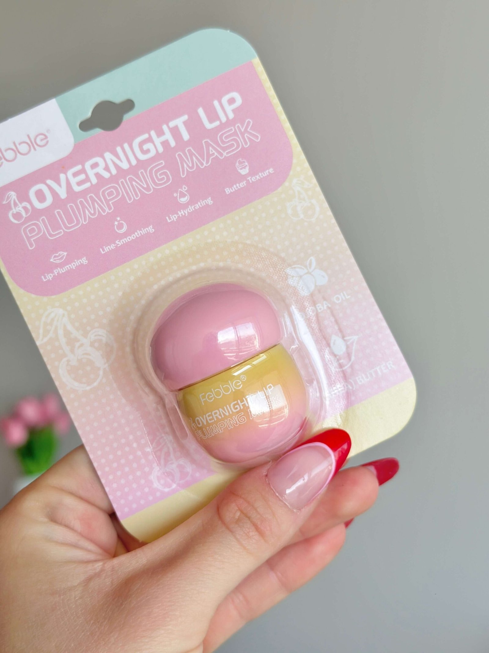 Mascarilla de labios Febble efecto voluminizador