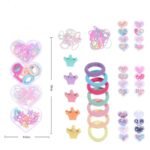 Mini Cajita En Forma De Corazon De Accesorios De Cabello