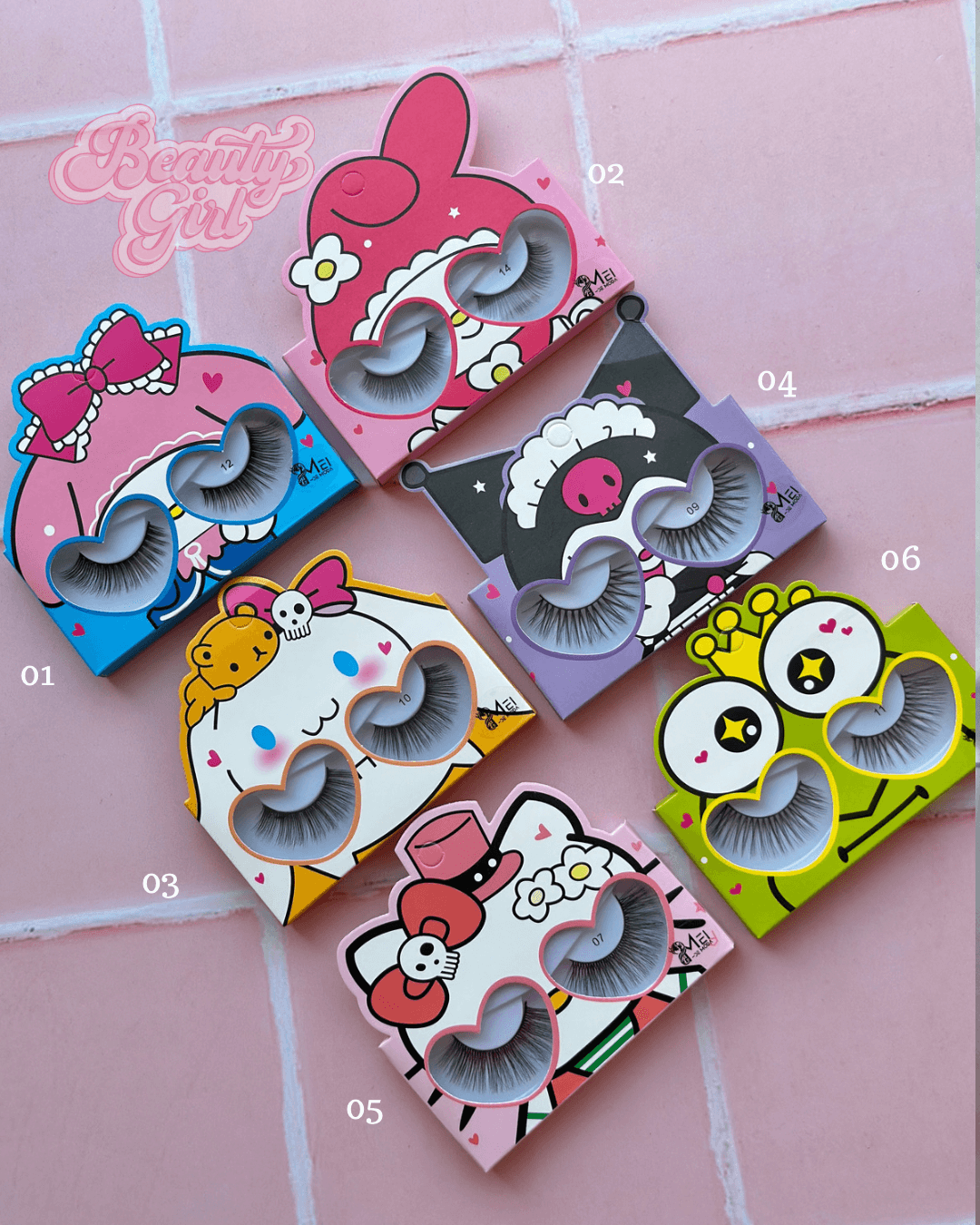 Pestañas Postizas Kawaii