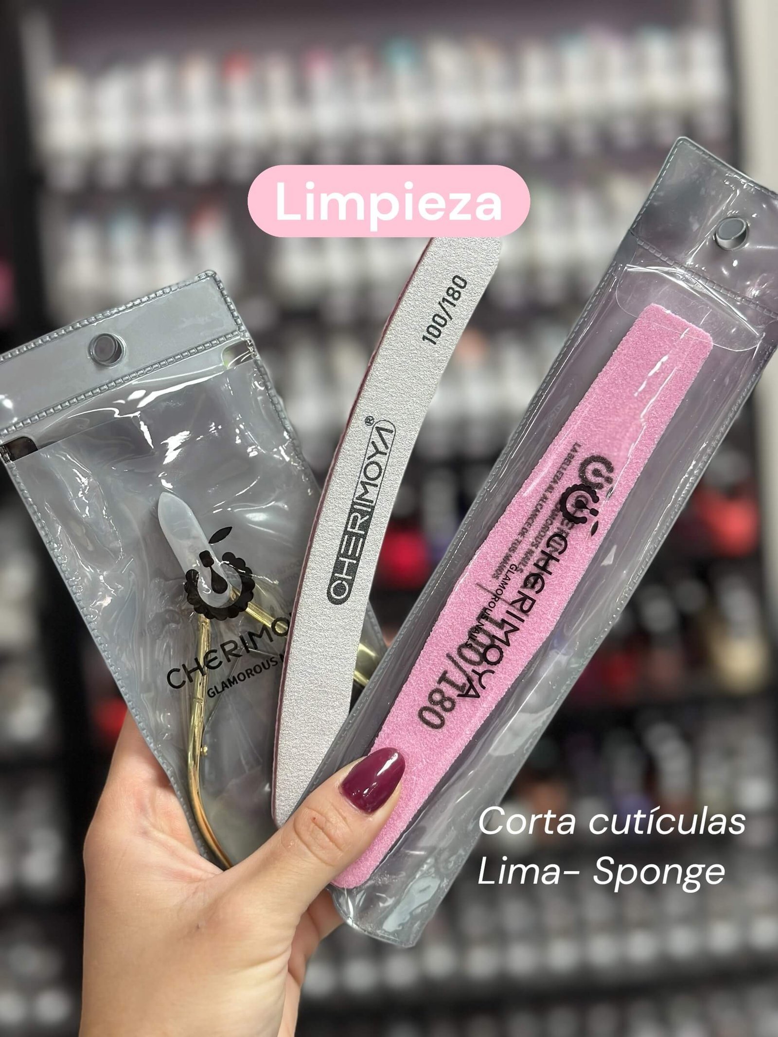 Kit uñas soft gel cherimoya 12 pcs