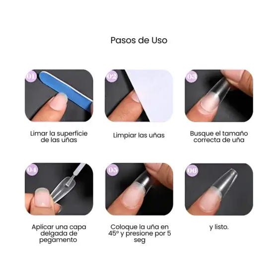 Pegamento para uñas cherimoya 10ml