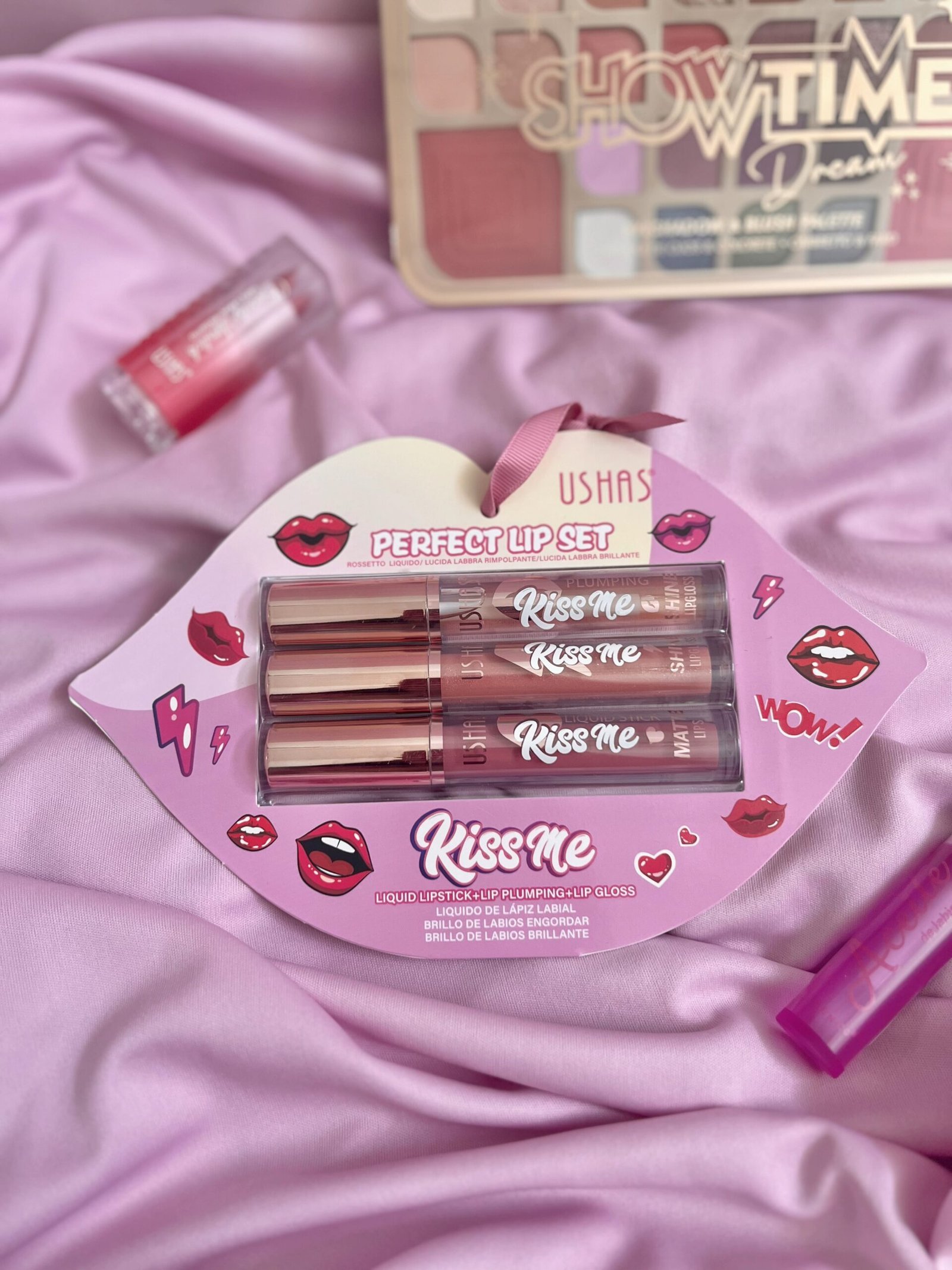 Set de 3 lip gloss Kiss me Ushas