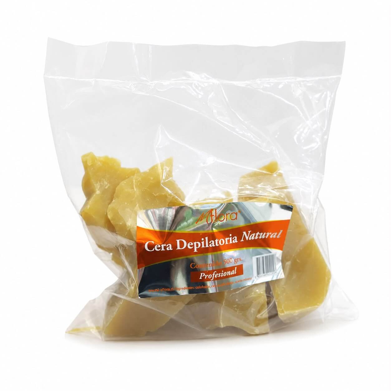 Cera Depilatoria Natural Mflora 500Gr