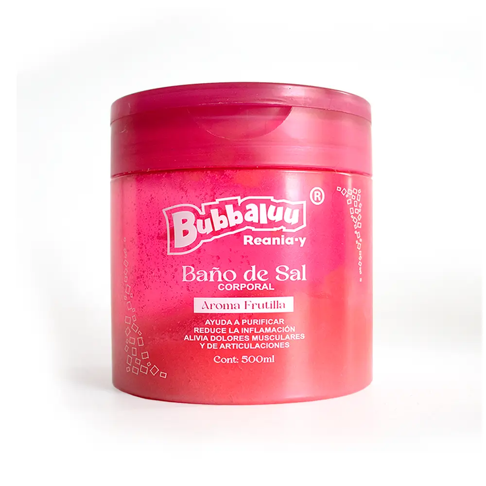 Exfoliante corporal baño de sal bubbaluu