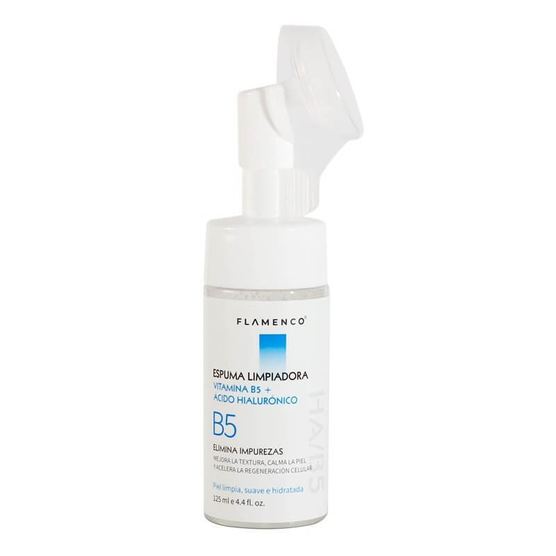 Espuma Limpiadora Facial Acido Hialuronico B5 Flamenco 125ml