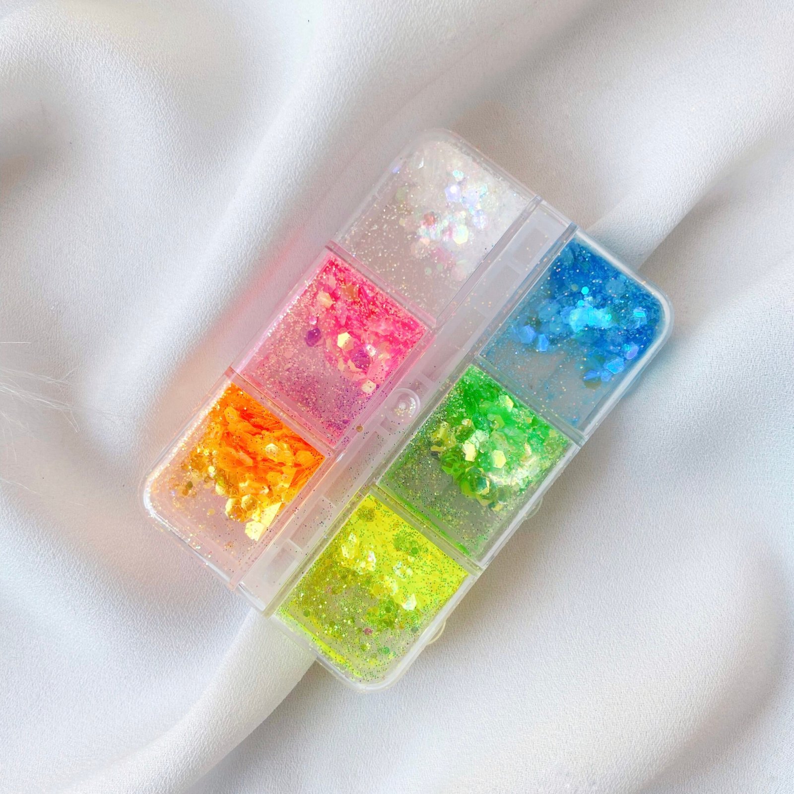 Glitter Neon Decorativo Uñas O Maquillaje
