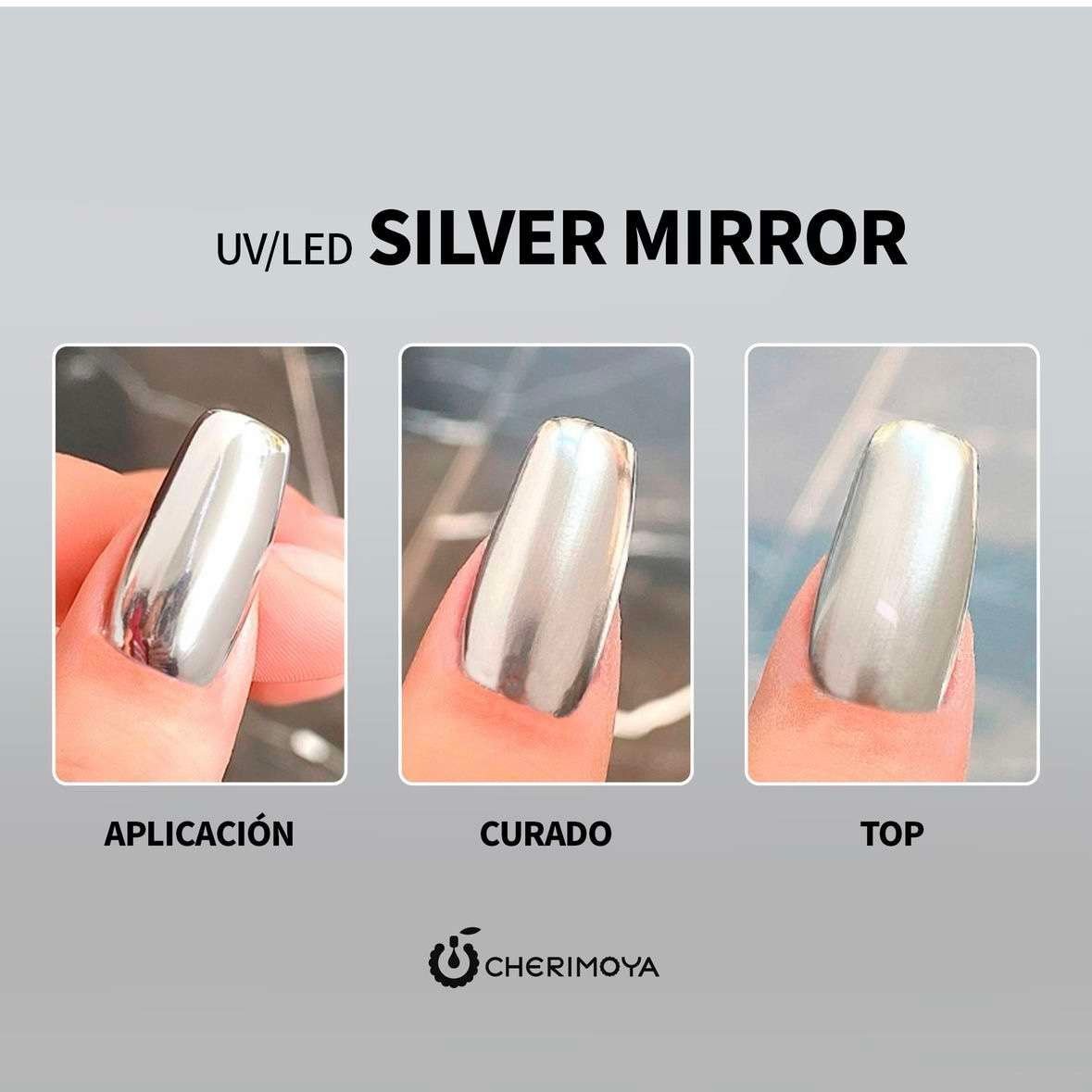 Esmalte Efecto Espejo Cherimoya 6Ml