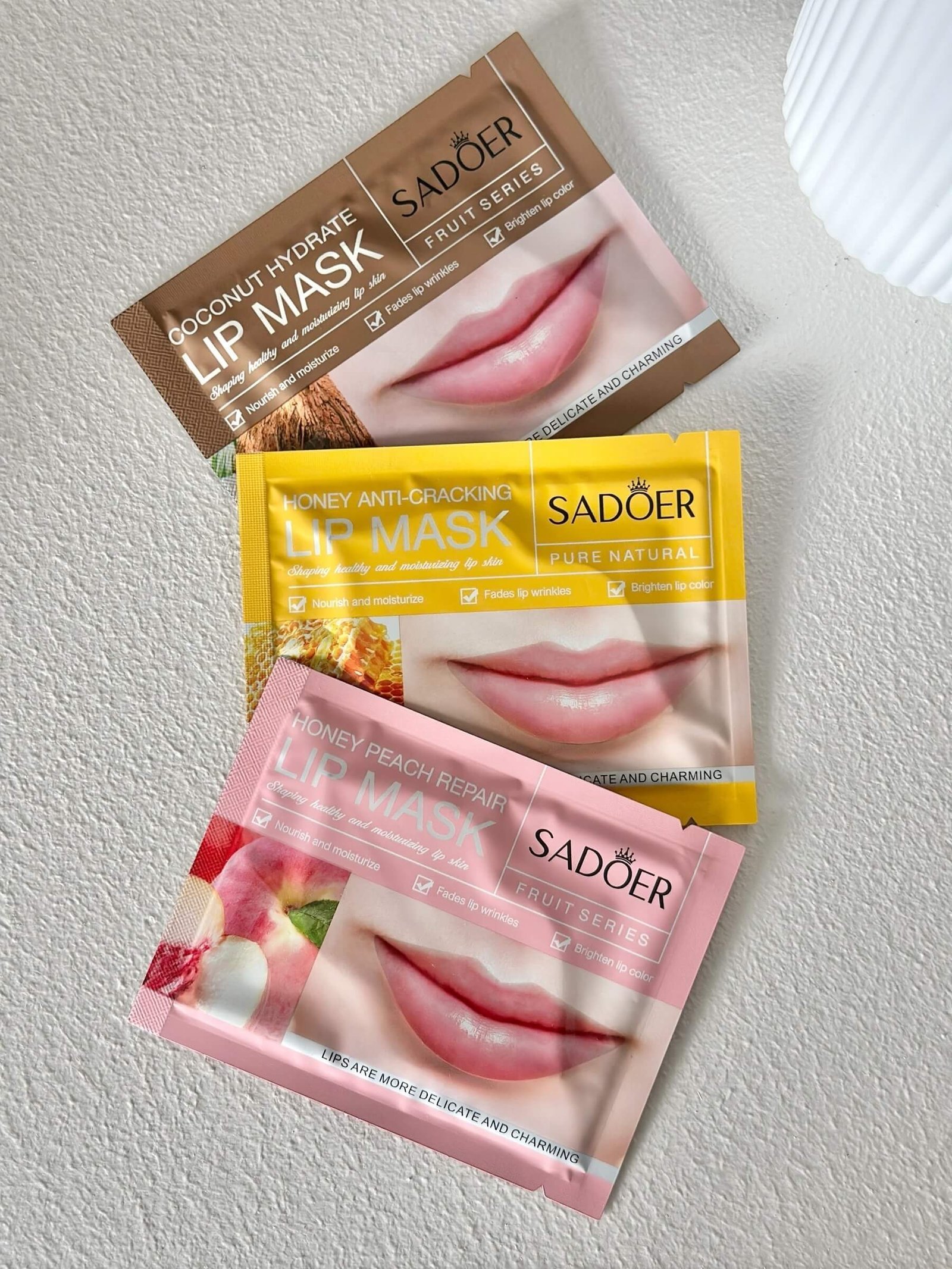 Parches de labios Sadoer 10pcs