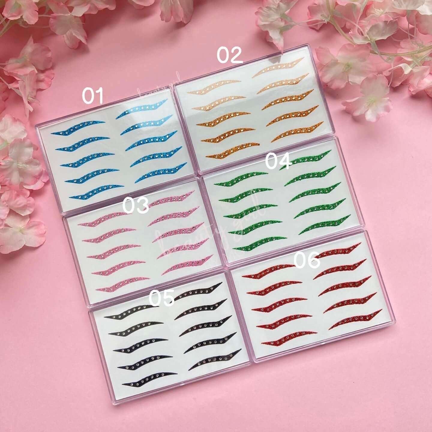 Delineado Sticker Glitter