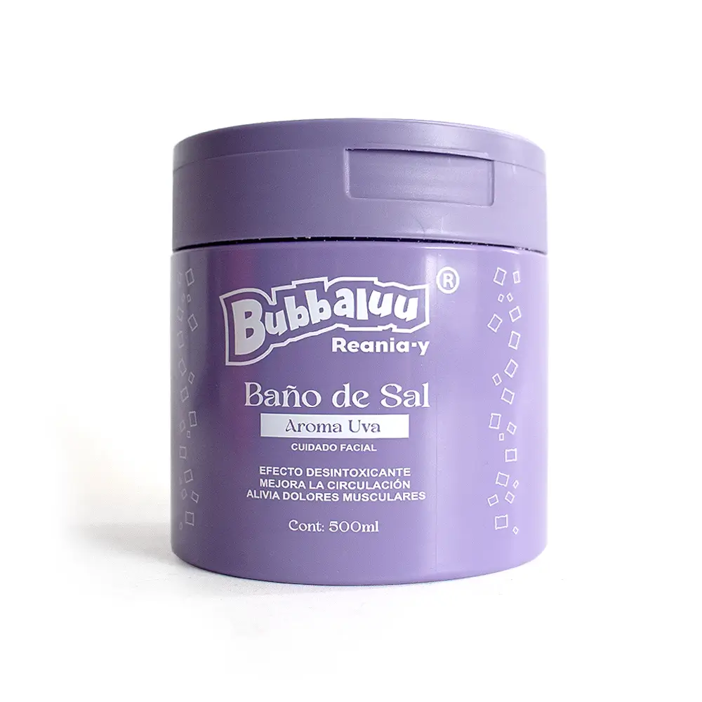 Exfoliante facial baño de sal bubbaluu
