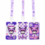 Pack 6 Pcs Porta Credencial Kawaii con Cordón