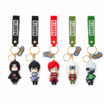Pack 6 Pcs Llavero Naruto – Personajes 3D