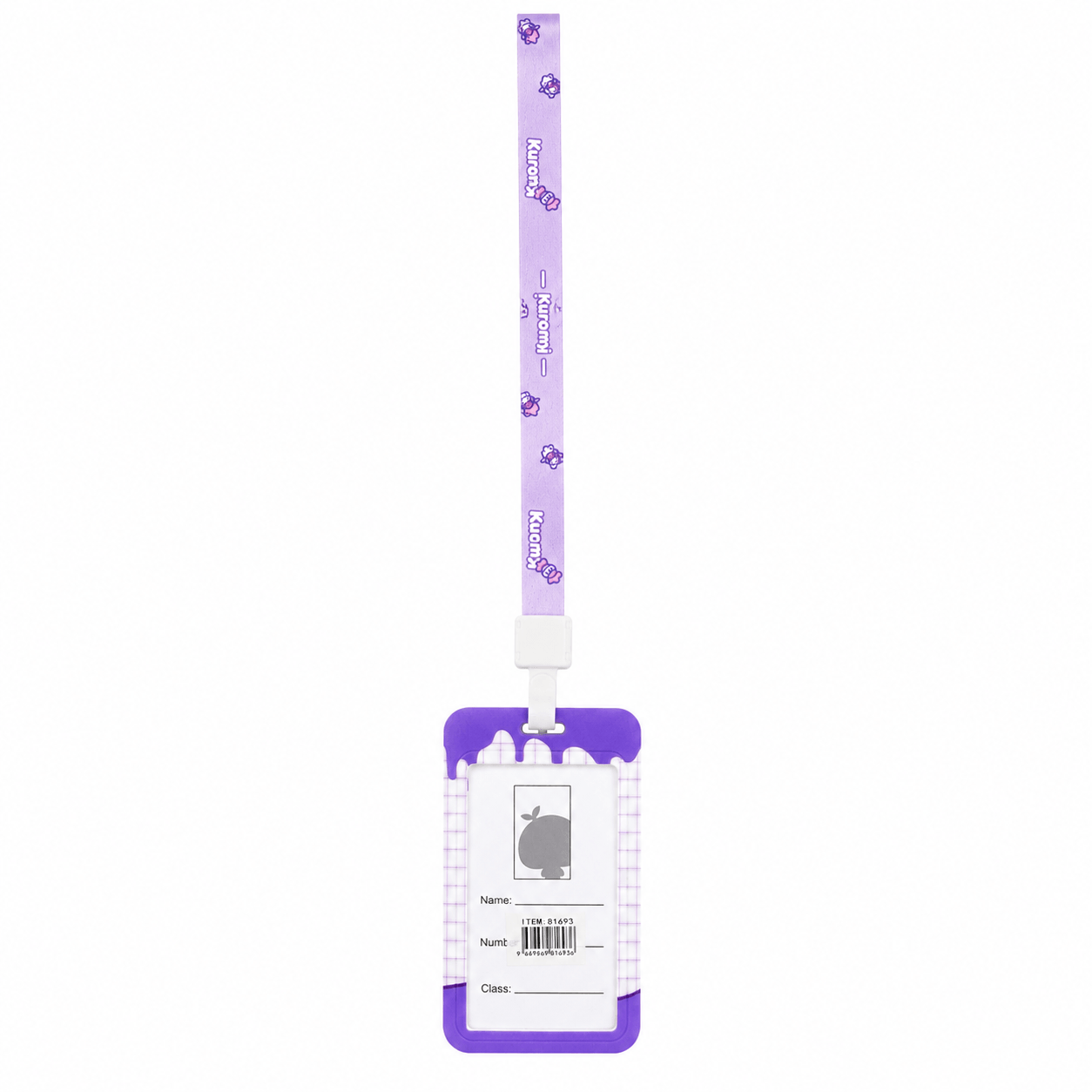 Pack 6 Pcs Porta Credencial Kawaii con Cordón