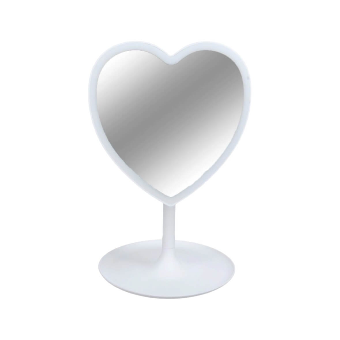 Espejo LED en Forma de Corazón