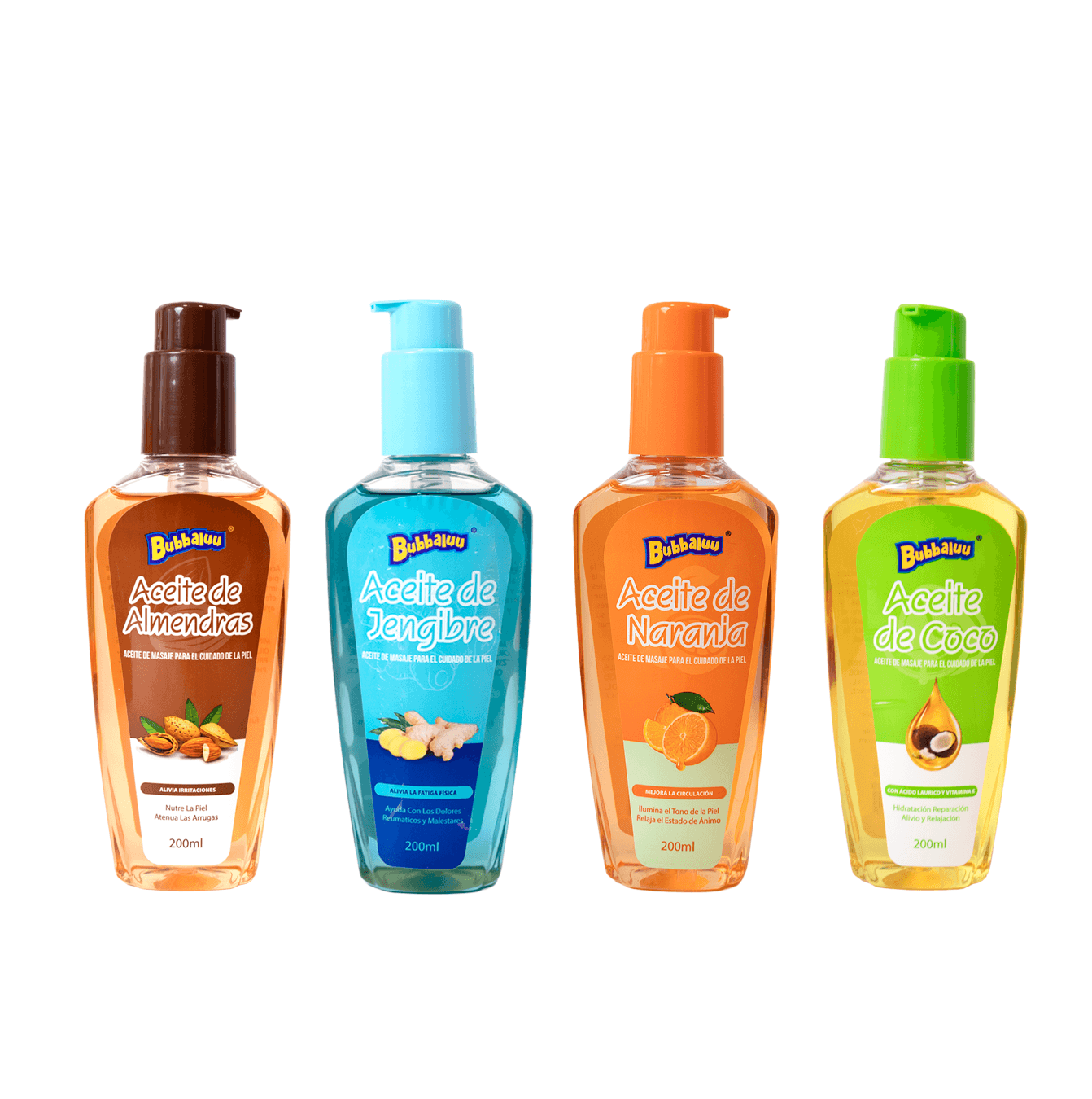 Aceite Corporal Para Masaje Bubbaluu 200ml
