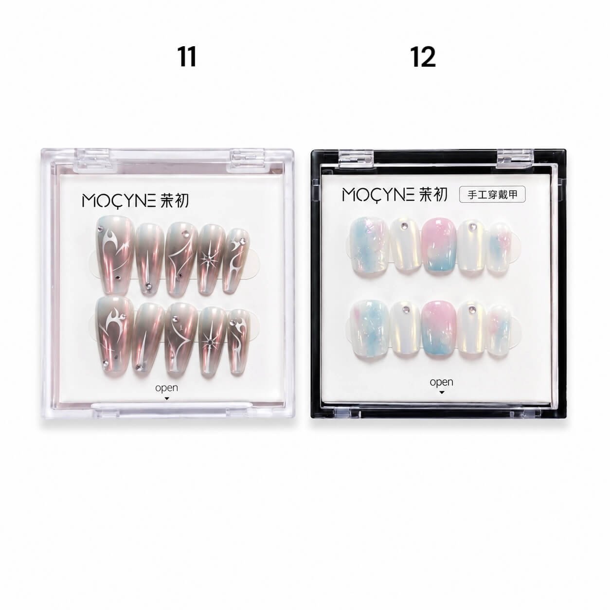 Uñas Press On Flamenco 24 pcs