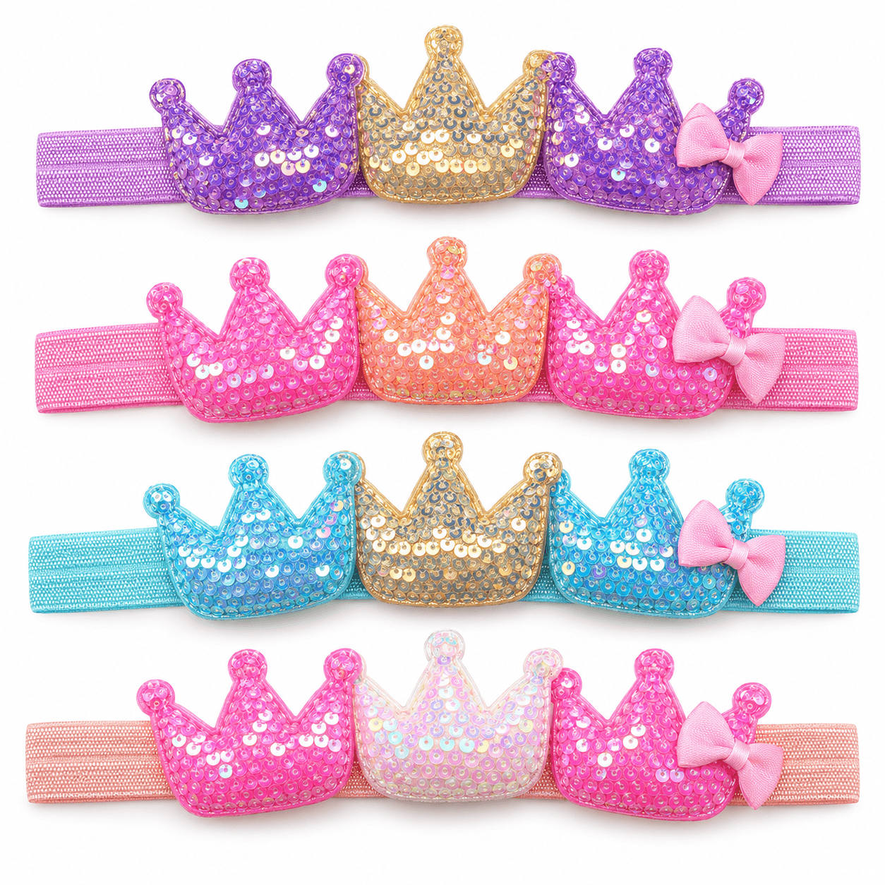 Cintillo Para Niñas Coronas