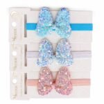 Cintillo Para Niña Lazos Brillante