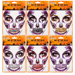 Sticker Para El Rostro Halloween
