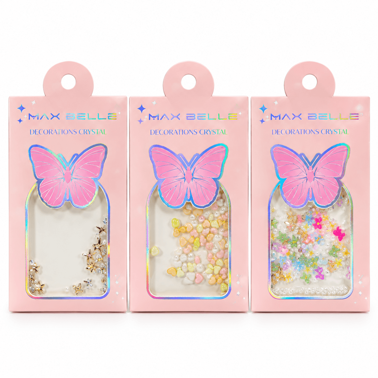 Pack Decoración De Uñas 3 Pcs