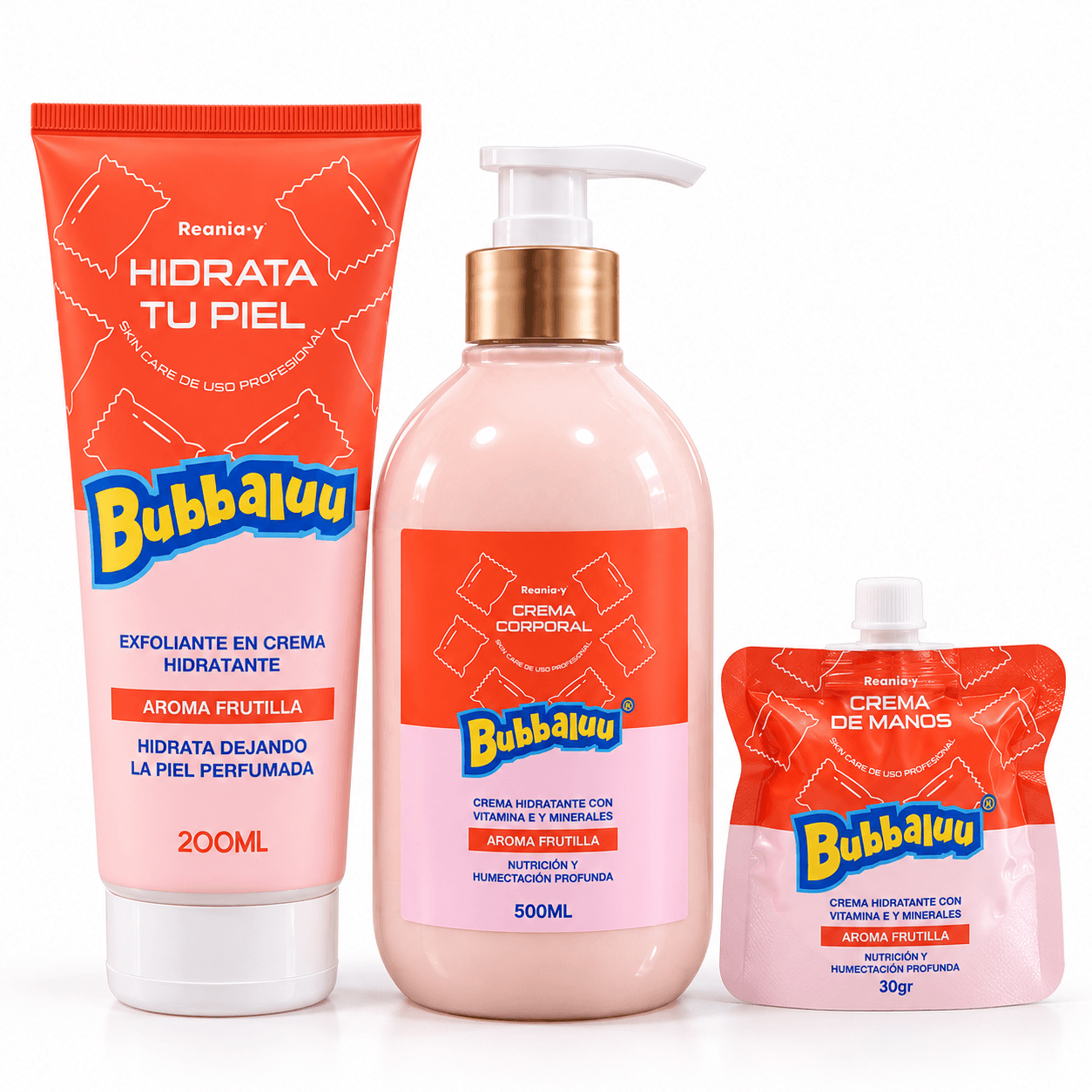 Kit Corporal Bubbaluu Frutilla